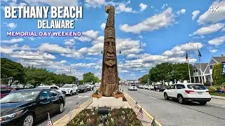 4K WALK | Bethany Beach, DE USA 🇺🇸 MEMORIAL DAY WEEKEND 2025
