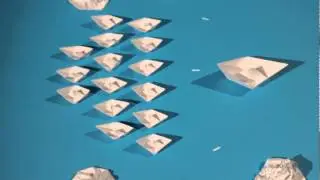 Battleships - Papermation (One sheet of paper animation)
