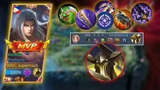 MELT URANUS USING THIS BUILD | BADANG BEST BUILD 2024 | MLBB 🔥