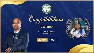 Interview With Dr. Priya From kazan state medical university Score is 175