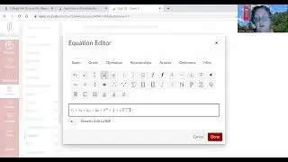 Equation Editor in Canvas