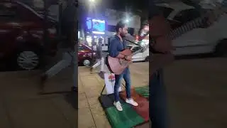 On the street of Pondy Bazaar, Chennai#shorts#music #street #singer #tamil #shopping #happy #song