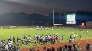Stephen Gostkowski and Brian Shulman congratulate Cy Pepper after extra point vs Briarcrest 2023