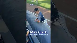 Max Clark⚾️  The #1 draft pick is great about signing for young fans.  #Baseball #⚾️ #Life #MA2tv