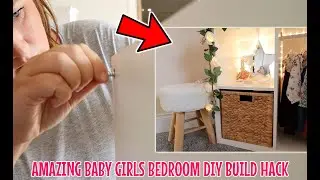 AMAZING DIY BUILD HACK FOR OUR LITTLE GIRLS BEDROOM! 😍