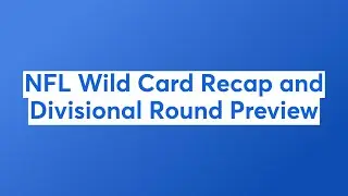 NFL Wild Card Recap and Divisional Round Preview 📱
