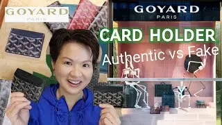 GOYARD CardHolder Authentic vs Fake จุดสังเกตแบบละเอียดทุกมุม ep87 | nanniมีอะไร