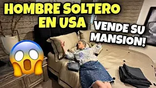LA MANSIÓN DE UN HOMBRE SOLTERO EN USA😱 COMO VIVE?!