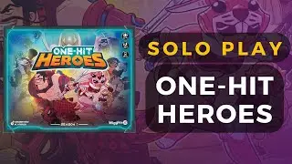 Настольная игра One-Hit Heroes для двоих и одного игрока &mdash; София и Токки против Панч-Бота | DaniCha