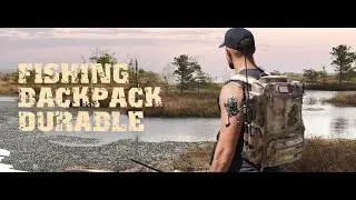 FunVZU Fishing Tackle Backpack with Rod Holders