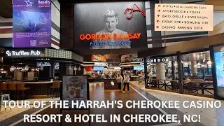 ТУР ПО КАЗИНО-КУРОРТУ И ОТЕЛЮ HARRAH'S CHEROKEE В ЧЕРОКИ, СЕВЕРА!