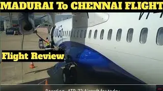 Madurai to chennai Flight review Vlog| Indigo |