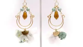 How-To Jewelry Tutorial: Cha Cha Floral Tassel Earrings