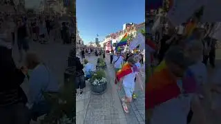 🇵🇱4K #Warsaw #citytour 14/06/25 23 &deg;C #poland #pride #lesbian #lgbt #lgbtqia #queer #gay #🌈