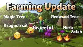 🌲 FIRST REDWOOD HARVEST + Kronos Seed Drop! Level 91 Farming Tree Run 🪴 OSRS Maxing