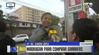 Persisten filas en distribuidores de YPFB por garrafas de gas