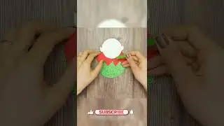 🎄 DIY Christmas Elf Paper Craft | Cute Handcraft for Kids | Holiday Art 🎅#trending #papercraftideas