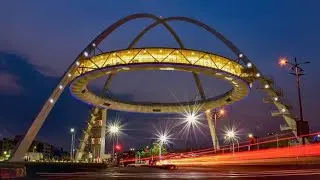 The Biswa Bangla Gate Night view