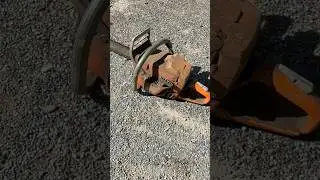 365 husqvarna auction chainsaw saw.Check this transformation .8 for 9 running stats.#chainsaw #husky