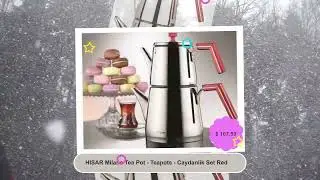 HISAR Milano Tea Pot - Teapots - Caydanlik Set Red