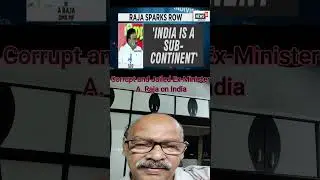Corrupt and Jailed ex DMK Minister Raja on Bharat #shorts #viral #dmk #trending #corruptioninindia