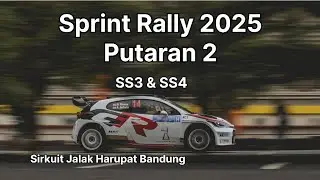 Sprint Rally 2025 Putaran 2 SS3 & SS4 Sirkuit Jalak Harupat Bandung