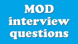MOD interview questions