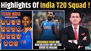 IND vs ENG: Gill, Jaiswal, Pant Rested & Axar Patel Vice-Captain! Team India's T20 squad announced !