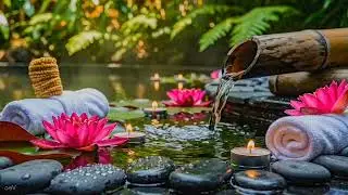 Spa Healing Music with Water Sounds | Calm and Peaceful Meditation Ambience