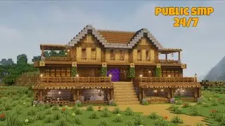 PLAYING WITH SUBSCRIBERS MINECRAFT LIVE - SURVIVAL PUBLIC SMP DAY 49 (24/7) #minecraftlive