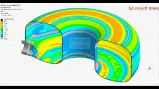 ANSYS - gas bottle autofrettage simulation. Part 2