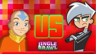 Jingle Brawl - Aang vs. Danny Phantom - Full Match Gameplay 2022