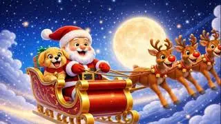 Santa&rsquo;s Cozy Christmas Night 🌙🎄 | Cute 3D Animation for Kids
