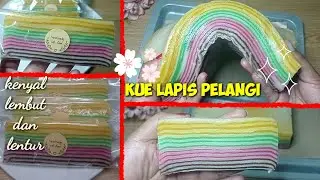 LAPIS KANJI RAINBOW | Lapis pepe yg enak dan kenyal
