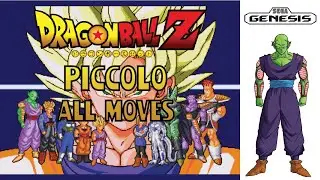 Dragon Ball Z | Sega Genesis | Piccolo All Moves | ALLSTARGAMER