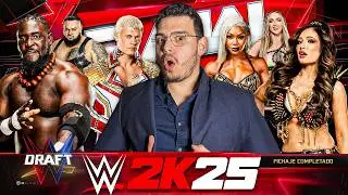 ¡PRIMER DRAFT del MODO GM en WWE 2K25! - WWE 2K25 GAMEPLAY ESPAÑOL