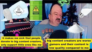 DsP--pigroach's garbage adventures--toxic rant, big content creators are not better than me