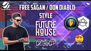 FREE SAGAN-HEXAGON STYLE FUTURE HOUSE DROP FLP 2019 - FL STUDIO 12