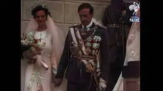 Wedding of King Zog I of the Albanians  - 1938 [In Color]