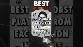 BEST VS WORST CARDS FROM EACH NATION IN EAFC25 pt9 #fc25 #fifa #morocco #comoros #lithuania #thai