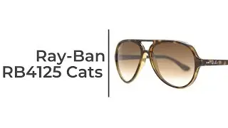 Ray-Ban RB4125 Cats 5000 Sunglasses Short Review