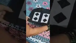 #Diamond shape sleeves design cutting ting for blouse#like subscribe comment #