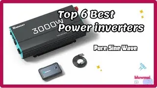 ⚡🔌 TOP 6 Best POWER INVERTERS Pure sine Wave to buy on Amazon [2025] ✅ GOOD【Home / Van / Truck】
