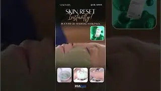 Calm, Soothe, Balance Your Skin &ndash; Instantly  VEMONTES ACCINE Booster Gel Modeling Mask Pack #roaexpo