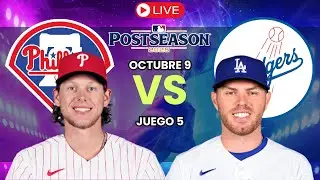 Los Angeles Dodgers vs Philadelphia Phillies EN VIVO | Juego 5 Divisional MLB 2025 | Comentarios🎙️
