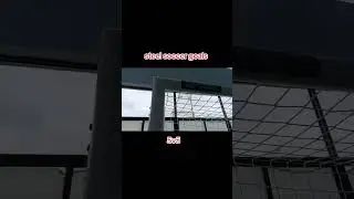 5V5 steel soccer goals