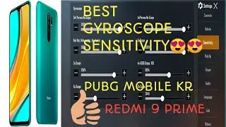 BEST SENSITIVITY FOR REDMI 9 PRIME ✌|| PUBGM || FOR NON GYROSCOPE PLAYERS 😍|| BGMI ||
