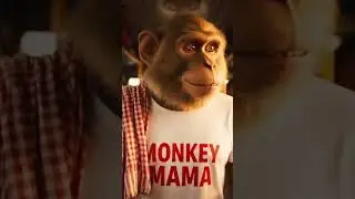 #monkey #selling #corn #funnyshorts #youtuber #trending
