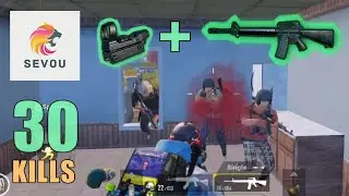 SECRET OF M16A4 + RED DOT | 30 KILLS | PUBG Mobile