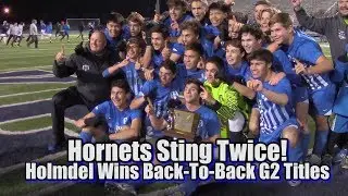 Holmdel 3 Glen Rock 1 | Boys Soccer Group 2 Finals | Hornets Win Back-To-Back Titles